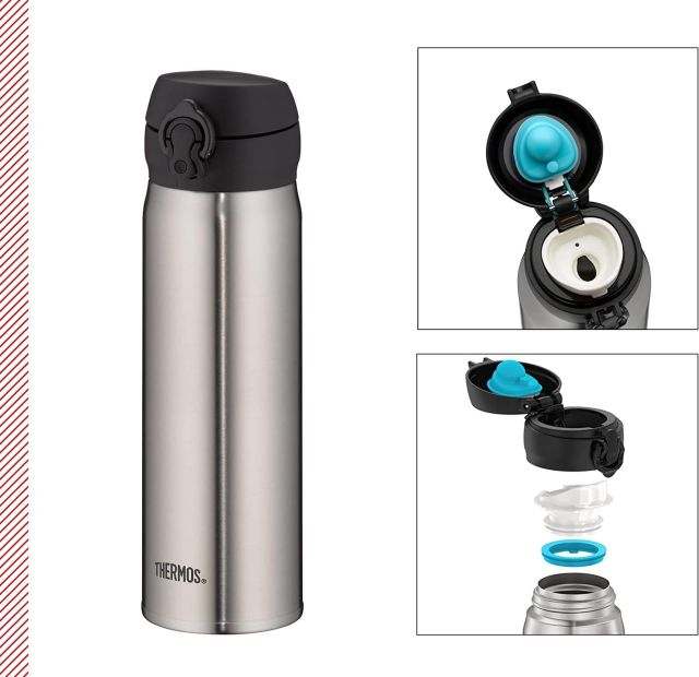 Thermos Thermoflasche Edelstahl Isolierflasche 0,5l Trinkflasche