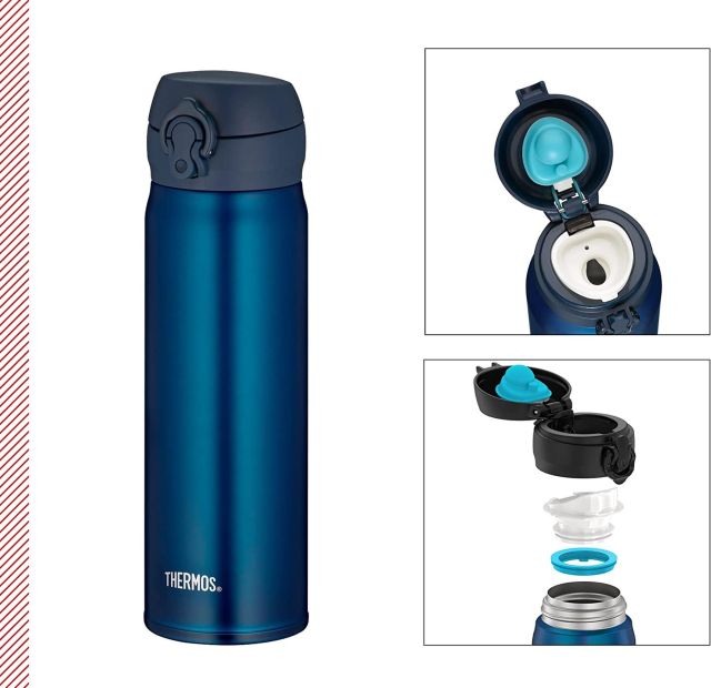 Thermos Thermoflasche Edelstahl Isolierflasche 0,5l Trinkflasche