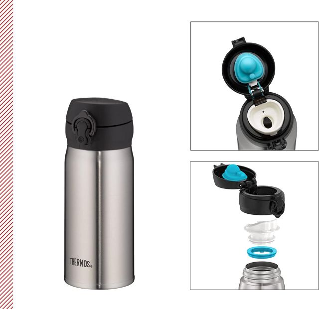 Thermos Trinkflasche Edelstahl Thermoflasche Isolierflasche 0,35l Trinkbecher