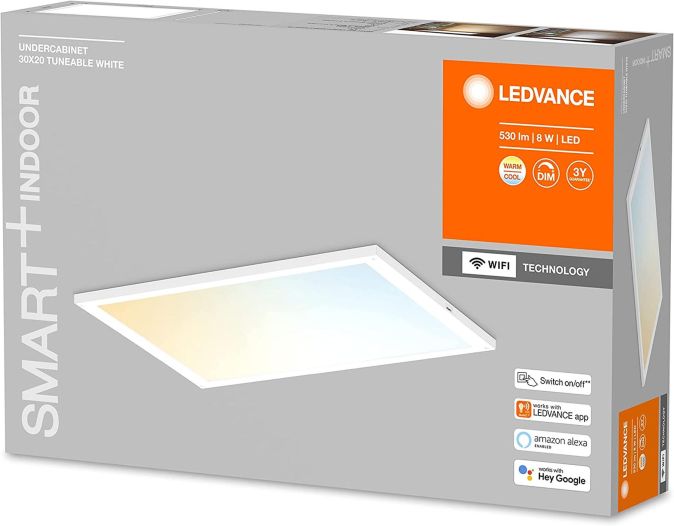 LEDVANCE SMART+ Wi-Fi Unterbauleuchte Panel mit Wi-Fi dimmbar RGB