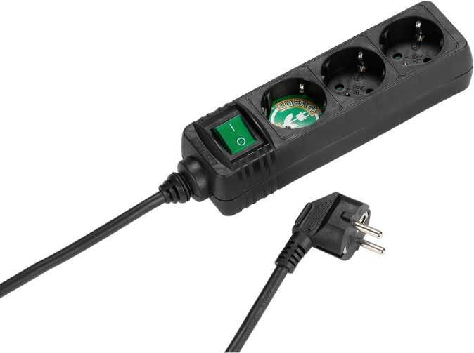 Vivanco EBLS3 S 3-fach Steckdosenleiste mit Schalter und Kindersicherung 1,4 m Vivanco EBLS3 S 3-fach Steckdosenleiste mit Schalter und Kindersicherung 1,4 m
