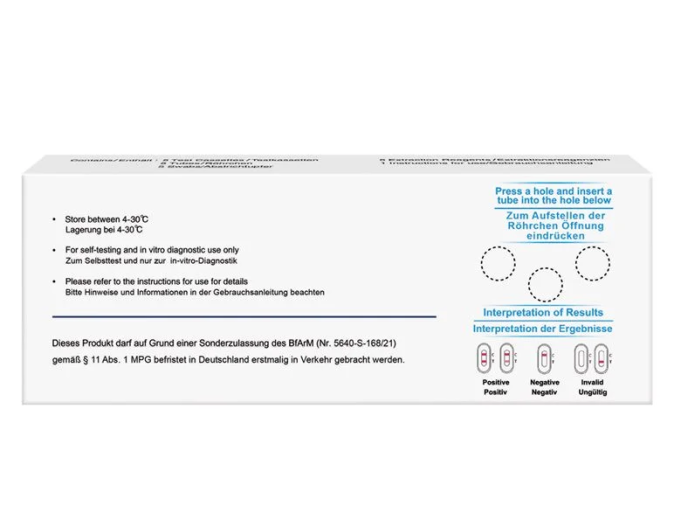 5 x Clungene COVID-19 Rapid Antigen-Schnelltest Selbsttest Corona schnelltest 5 x Clungene COVID-19 Rapid Antigen-Schnelltest Selbsttest Corona schnelltest