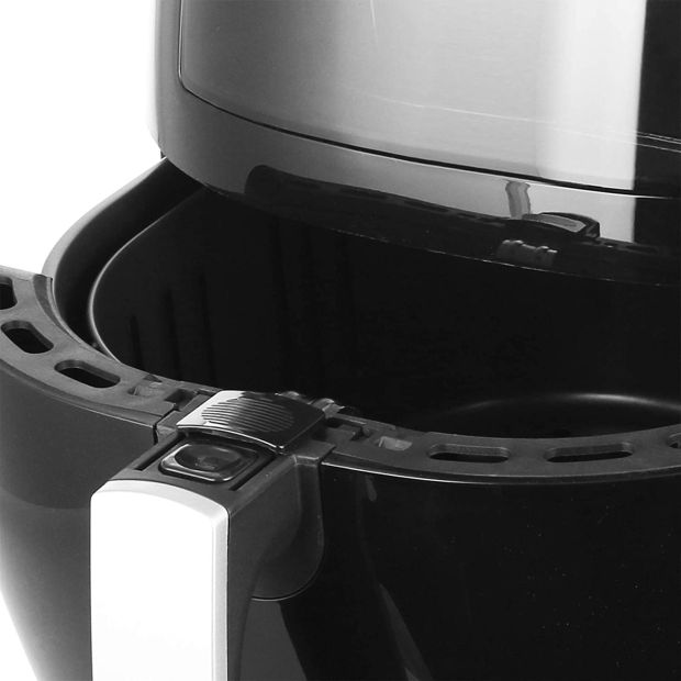 Emerio Heißluftfritteuse 1800W 6l fritieren Air Fryer touch Display 7 Programme