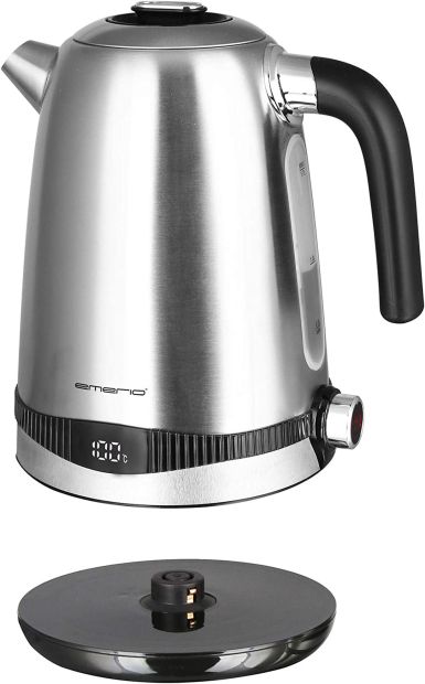 Emerio Edelstahl Wasserkocher 1.7 Liter 2200W Temperaturwahl Emerio Edelstahl Wasserkocher 1.7 Liter 2200W Temperaturwahl