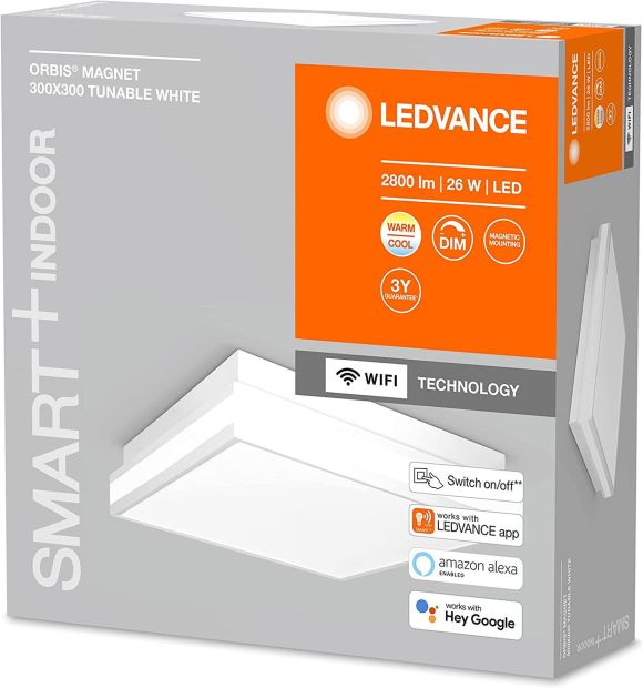 Ledvance LED Deckenlampe Panel 30x30 Smart Wifi 26W