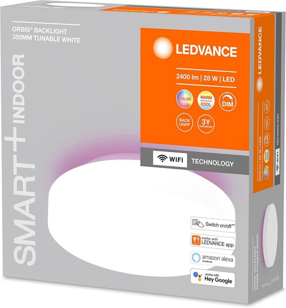 Ledvance Smart LED Deckenleuchte Wandlampe RGB Dimmbar Ledvance Smart LED Deckenleuchte Wandlampe RGB Dimmbar