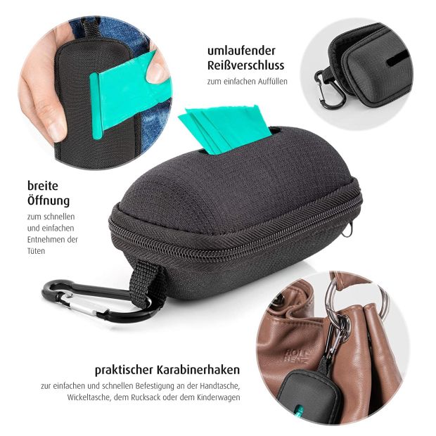 Reer Windelbeutel Spender Set Müllbeutel Box Tasche Kotbeutel Tasche Reer Windelbeutel Spender Set Müllbeutel Box Tasche Kotbeutel Tasche
