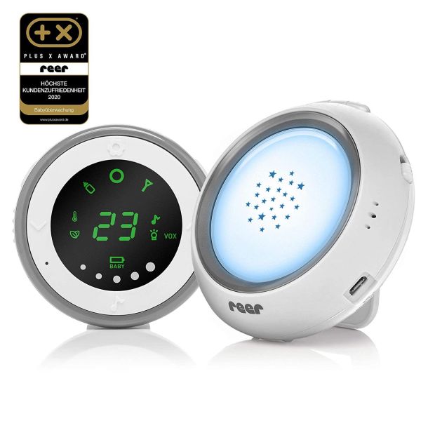Reer Babyphone LED Laser Projektor Babyfone Nachtlicht Kinder mit Musik 