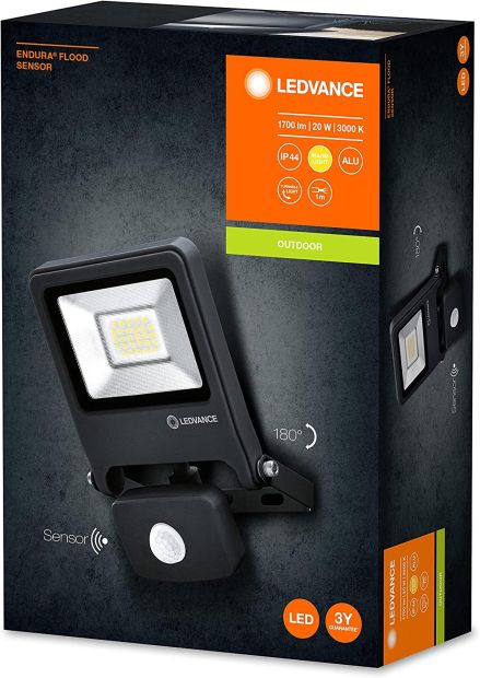 LEDVANCE LED Fluter Außen Strahler mit Bewegungsmelder 20W LEDVANCE LED Fluter Außen Strahler mit Bewegungsmelder 20W