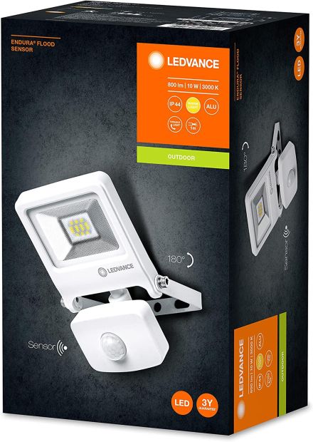 Ledvance LED Fluter mit Bewegungsmelder Warmweiß 10W