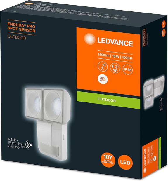 Ledvance Led Fluter Außen Strahler Bewegungsmelder 16W Scheinwerfer