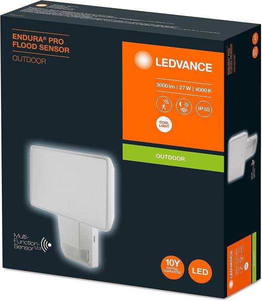 Ledvance LED Strahler mit Bewegungsmelder Außen 30W Kaltweiß Ledvance LED Strahler mit Bewegungsmelder Außen 30W Kaltweiß