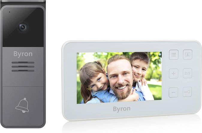 Byron Türsprechanlage mit Kamera Video Gegensprechanlage LCD Byron Türsprechanlage mit Kamera Video Gegensprechanlage LCD