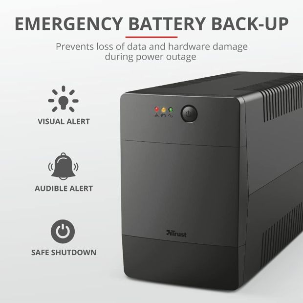 Trust Paxxon UPS Unterbrechungsfreie Stromversorgung