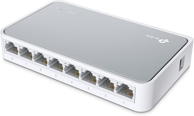 TP-Link TL-SF1008D 8-Port Netzwerk Switch Verteiler 100Mbps [B-WARE]