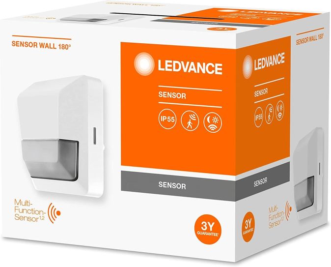 LEDVANCE LED Wandleuchte Außen mit Bewegungsmelder Außenleuchte LEDVANCE LED Wandleuchte Außen mit Bewegungsmelder Außenleuchte