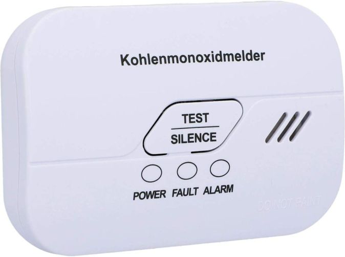 UNITEC Kohlenmonoxidmelder CO Melder 10 Jahre Gas Warner Batterie 85dB