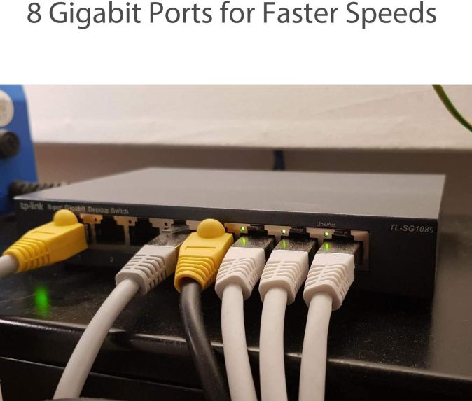 TP-Link TL-SG108S 8 Port Gigabit Ethernet Netzwerk Switch 1000Mbit (B-WARE) TP-Link TL-SG108S 8 Port Gigabit Ethernet Netzwerk Switch 1000Mbit (B-WARE)
