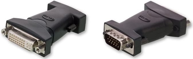 Belkin VGA auf DVI Adapter PC Monitor Bildschirm Anschluss Buchse vergoldet