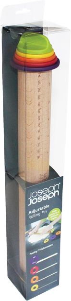 Joseph Joseph Nudelholz Teigroller einstellbar Teig 44x7cm Joseph Joseph Nudelholz Teigroller einstellbar Teig 44x7cm
