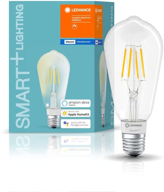 LEDVANCE Smarte LED-Lampe mit Bluetooth E27 Dimmbar Warmweiß 4er-Pack LEDVANCE Smarte LED-Lampe mit Bluetooth E27 Dimmbar Warmweiß 4er-Pack