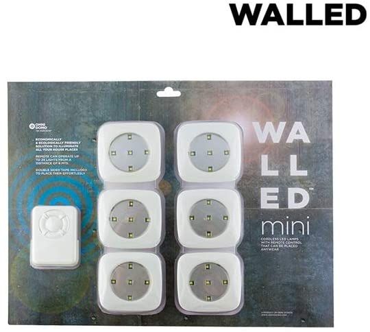 Walled Mini Led Lampen mit Fernbedienung (6Er Pack)