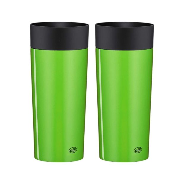 ALFI Iso Mug+ Thermobecher Kaffee Isolierbecher 350ml [2ER PACK]