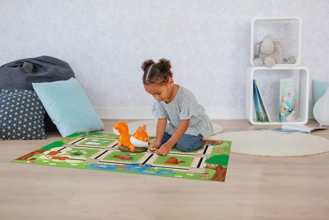 Smoby Smart Foxy Interaktives Spielzeug Brettspiel Spielmatte 2-Spielmodi