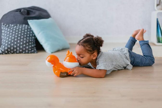 Smoby Smart Foxy Interaktives Spielzeug Brettspiel Spielmatte 2-Spielmodi