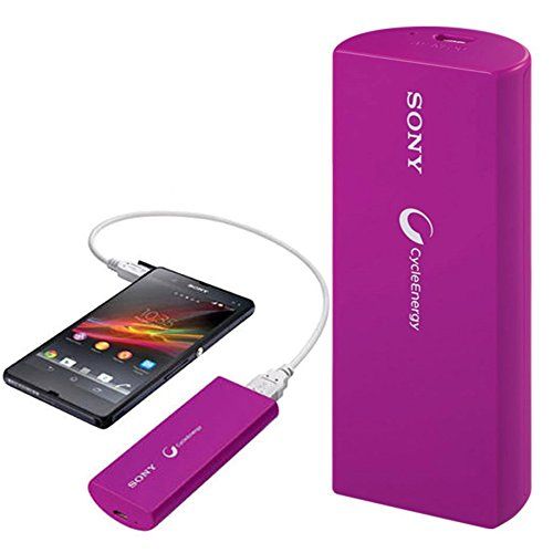 Sony CP-V3V Portable Charger 3000 mAh Ladegerät Lila