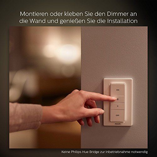 Philips Hue White Wireless Dimming Kit, E27 LED Lampe inkl. Dimmschalter Philips Hue White Wireless Dimming Kit, E27 LED Lampe inkl. Dimmschalter