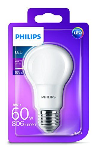Philips LED-Leuchtmittel E27 Edison-Gewinde 60 W Warmweiß Leuchte Philips LED-Leuchtmittel E27 Edison-Gewinde 60 W Warmweiß Leuchte