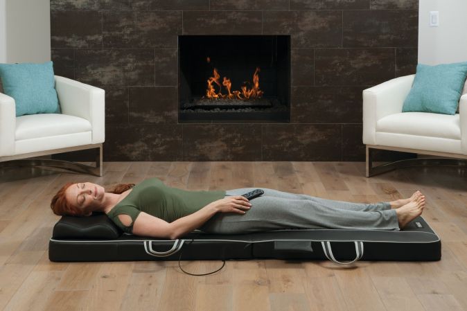 Homedics Shiatsu Massagematratze Massagematte + Wärmefunktion + Fernbedienung (B-WARE) 