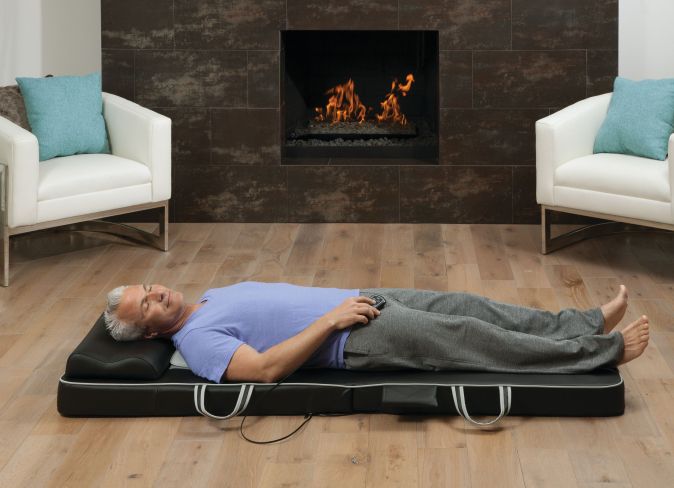 Homedics Shiatsu Massagematratze Massagematte + Wärmefunktion + Fernbedienung (B-WARE) 