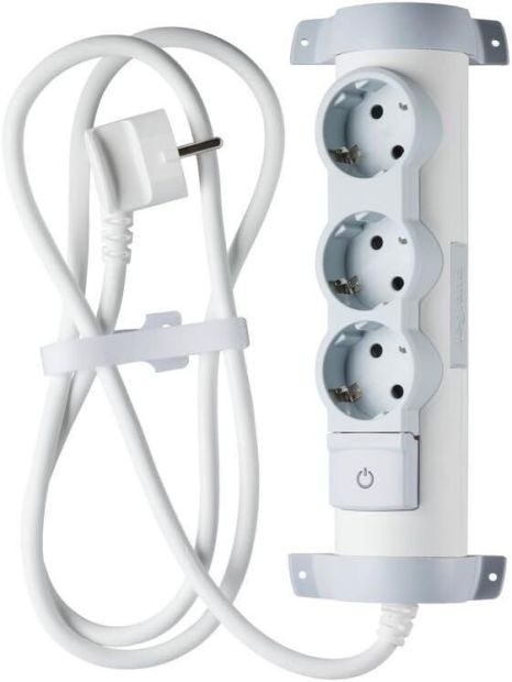 Legrand 3-Fach Drehbare Steckdosenleiste mit Schalter