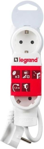 Legrand 3-Fach Steckdosenleiste Wandmontage Mehrfachsteckdose 