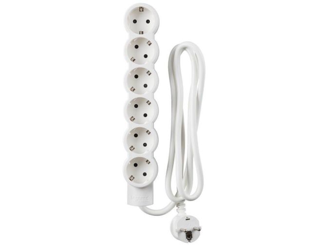 Legrand Steckdosenleiste ‎6-fach Steckdose 1.5 m Mehrfachsteckdose