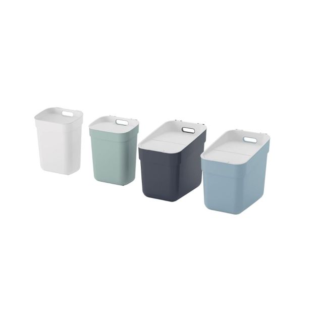 Curver Mülleimer SET 2 x 10 L + 2 x 20 L Mülltrenner Stapelbar Abfalleimer Curver Mülleimer SET 2 x 10 L + 2 x 20 L Mülltrenner Stapelbar Abfalleimer