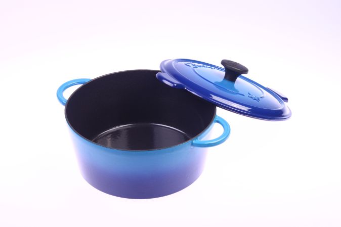 Fontignac by Staub Cocotte 24 cm, rund, Königs-Blau, Gusseisen  Lieferbar