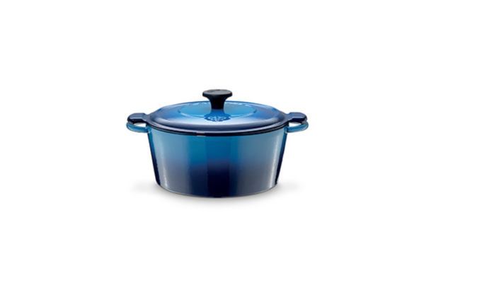 Fontignac by Staub Cocotte 24 cm, rund, Königs-Blau, Gusseisen  Lieferbar