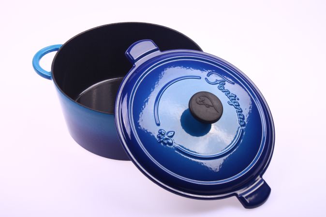Fontignac by Staub Cocotte 24 cm, rund, Königs-Blau, Gusseisen  Lieferbar
