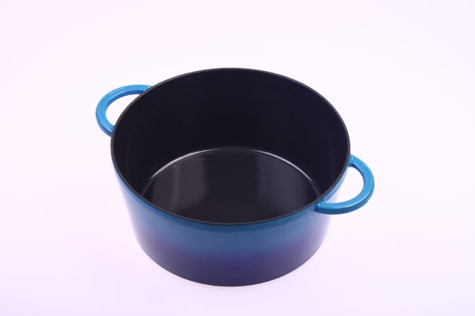 Fontignac by Staub Cocotte 24 cm, rund, Königs-Blau, Gusseisen  Lieferbar