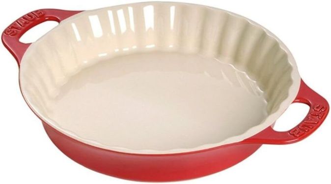 STAUB Tarteform Gusseisen Kuchenform 30cm Keramik STAUB Tarteform Gusseisen Kuchenform 30cm Keramik
