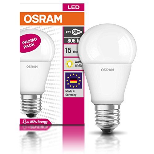 Osram LED STAR CLASSIC A LED-Lampe E27 Warmweiss Glühlampe 60 W