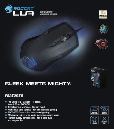 ROCCAT (B-WARE) Lua Tri-Button Gaming Maus