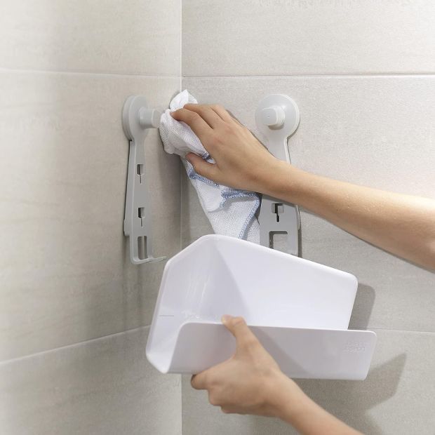 Joseph Joseph, Easystore Corner Shower shelf with removable mirror