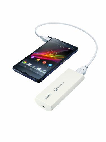 Sony 3000mAh Compact bewegliche Energien-Bank -Ladegerät - Weiß Sony 3000mAh Compact bewegliche Energien-Bank -Ladegerät - Weiß