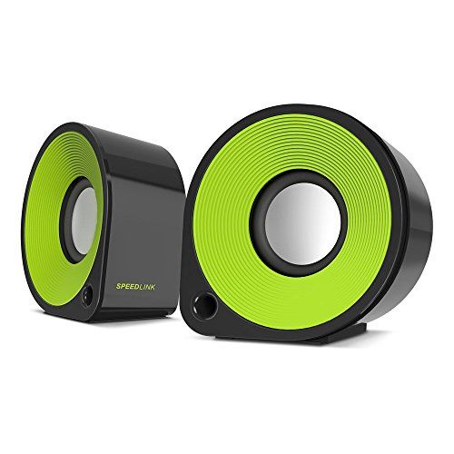 Speedlink (B-WARE) Ellipz Stereo Speaker schwarz/grün
