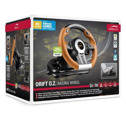 Speedlink Gaming Lenkrad für PC / Computer - DRIFT O.Z. Racing Wheel USB (B-WARE) Speedlink Gaming Lenkrad für PC / Computer - DRIFT O.Z. Racing Wheel USB (B-WARE)