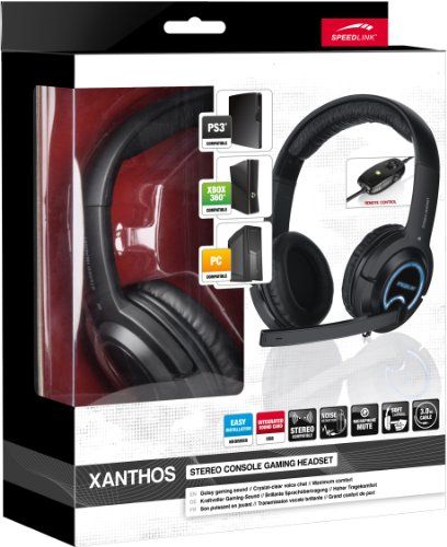 Speedlink (B-WARE) Gamer Kopfhörer für Computer und Konsole - Xanthos Gaming Headset